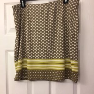Studio M Elastic Waist Pull-On Skirt  - XL